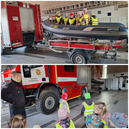 Mažieji tyrinėtojai gaisrinėje: misija – saugumas!